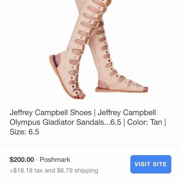 NEW Jeffrey Campbell Olympus Gladiator Sandals - Picture 2 of 7